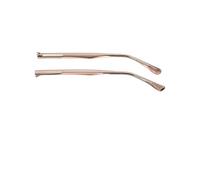 Spectacle Arms Replacement 1 Pair Glasses Arm Replacement Leg Universal Eyeglasses Spectacle Frame Metal Eyewear Repair Tool(Rosegold-Convex)