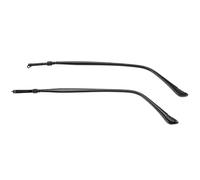 Spectacle Arms Replacement 1 Pair Glasses Arm Universal Replacement Leg Sunglasses Eyeglasses Metal Repair Eyewear(Black)