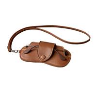 Spectacle Carrier - Portable Stylish Lens Wrap, Secure Clasped Cover, Travel-Friendly Vision Gear Container | Sl lass Frame Pocket Case, Durablees Faux Leather Eyewear Sheath, Slim Optical