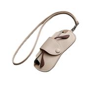 Spectacle Carrier - Portable Stylish Lens Wrap, Secure Clasped Cover, Travel-Friendly Vision Gear Container | Sleek Glass Frame Pocket Case, Durablees Faux Leather Eyewear Sheath, Slim Optical