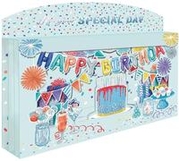 Spectacular 3D Birthday Party Table Scene Birthday Card Freestanding Cards SPT001