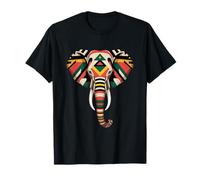 Spectacular Abstract Elephant - Colorful Artistic Wildlife T-Shirt
