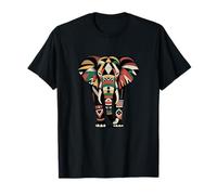 Spectacular Abstract Elephant - Colorful Artistic Wildlife T-Shirt