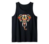 Spectacular Abstract Elephant - Colorful Artistic Wildlife Tank Top