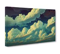Spectacular Clouds Canvas Wall Art Print 30x20 Inch