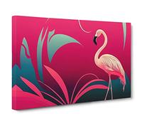 Spectacular Flamingo Canvas Wall Art Print 30x20 Inch