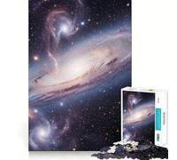 Spectacular Galaxy with Swirling Arms 1000 Pieces Jigsaw Puzzles for Teenagers Boost Memory Stress Release Premium Cut Cherished Gift 50x75cm