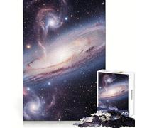 Spectacular Galaxy with Swirling Arms Jigsaw Puzzles 1000 Pieces for Teenagers Mind Skill Toy Casual Fun Design Assembly Stylish Gift 38x52cm