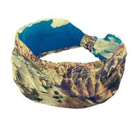 Spectacular Rocks Wide Headband, Turban Headbands for Women, Non Slip Head Wraps, Elastic Sweat Yoga Workout Hairband Soft Hairwrap Bandana