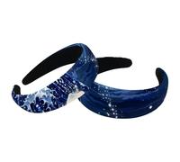 Spectacular Sea Wave Headbands for Women Ladies Non Slip Makeup Headband Wide Top Turban Hair Bands Hoops for Shower, 2 Packs