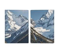 Spectacular Snowy Mountains Passport Holder Passport Wallet PU Leather Passports Protective Cover Slim Travel Accessories