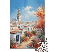 Spectacular Spain(无水印)(56E26) Jigsaw Puzzle 1000 Pieces, Old Europe Travel Artwork, Mindful Activity, Premium Paper Puzzle, for Adults, 38x26cm/1000pcs
