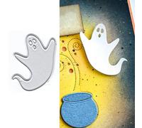 Specter Die Cuts for Card Making, Happy Halloween Metal Cutting Dies for Paper Scrapbooking, DIY Stencils for Album Party Wedding Festivals Decoration