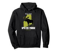 Specter Moose Home Maine State Funny American Cryptid Pullover Hoodie