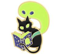 Specters Stories Enameled Lapel Badge with Glows Effect for Dark Humor Fashion Accessory Gift Cartoon Specters Pin