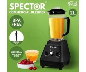 Spector 2L Commercial Blender Mixer Food Processor Juicer Smoothie Ice Crush