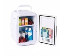 Spector 4L Mini Fridge, Portable Cooler and Warmer for Home Office Use for Skincare & Drinks, Desktop Refrigerator with Removable Shelf