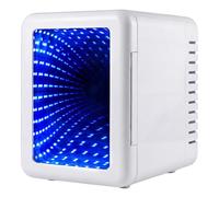 Spector 4L Mini Fridge, Portable Cooler and Warmer for Home Office Use for Skincare & Drinks, Desktop Refrigerator with Removable Shelf
