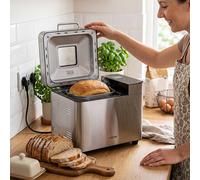 Spector Bread Maker 25 In 1 15H Timer 3 Loaf Sizes With Lcd For Home Baking