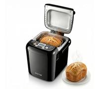 Spector Compact Bread Maker Machine, 1.2lb Small Breadmaker with 15-Hour Delay Timer, Low Noise DC Motor, 3 Crust Settings, Non-Stick Pan, Gluten-Free, Sourdough
