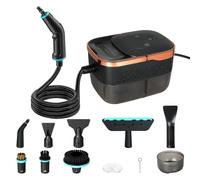 Spector Handheld Steam Cleaner, 6-Speed with Screen & 1.6L Large Tank, 50 Mins Continuous Cleaning, Includes 12 Accessories for Home, Kitchen, Bathroom, Car, Sofa, Tile Grout