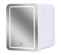 Spector Mini Fridge 5L Portable Cooler Warmer with Mirror Bedroom Office Car in White Spector White