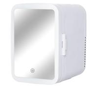 Spector Mini Fridge Portable Cooler Warmer with Mirror 5L for Bedroom Office Car