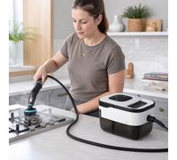 Spector Steam Cleaner Handheld 6 Settings With Tank For Kitchen White