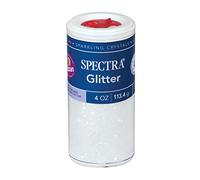Spectra Arts & Crafts Glitter, Clear, 4 oz, 1 Jar