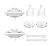 Spectra Replacement Pump Parts for S1/S2/9 Plus/Synergy Gold | Breast Pump Parts Help to Restore Pump Suction, Include Valves/Backflow Protectors/Tubing