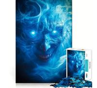 Spectral Demon Face Teenagers 1000 Piece Jigsaw Puzzle Brain Challenge Toy Shared Fun Clear Cut Warm Surprise 38x26cm