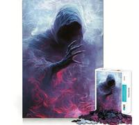 Spectral Figure in Smoke 1000 Piece Jigsaw Puzzle for Adults Think Smart Toy Indoor Fun Smooth Cut Santa Wish Pick 38x26cm