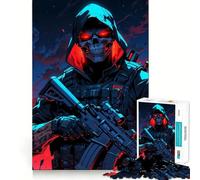 Spectral Operative Jigsaw Puzzles for Adults 1000 Pieces Pure Logic Toy Stress Free Sharp Cut Santa Wish Item 38x52cm