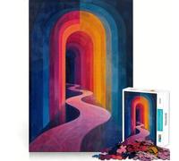 Spectral Pathway Jigsaw Puzzles 1000 Pieces for Teenagers Strengthen Recall Quiet Calm Quality Edge Santa Wish Gift 50x75cm