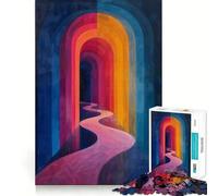 Spectral Pathway Jigsaw Puzzles for Adults1000 Pieces Smart Toy Soothing Play Accurate Cut Art Collectible 38x52cm