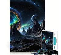 Spectral Planet Part 1000 Teenager Pieces Jigsaw Puzzle Brain Challenge Toy Home Activity Clear Cut Heartfelt Gift 38x26cm