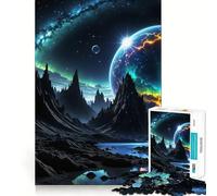 Spectral Planet Part Adults Puzzles 1000 Piece Jigsaws Brain Teaser Home Pastime Image Assembly Memorable Gift 50x75cm