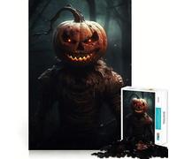 Spectral Pumpkinhead Jigsaws 1000 Pieces for Adults Mind Exercise Toy Stress Relief Design Assembly Elegant Gift 50x75cm