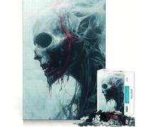 Spectral Skull 1000 Piece Jigsaw Puzzle for Adults Think Smart Toy Indoor Fun Smooth Cut Santa Wish Pick 50x75cm