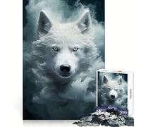 Spectral White Wolf 1000 Piece Jigsaws for Teenagers Puzzle Logic Toy Together Fun Precision Cut Stylish Gift 50x75cm