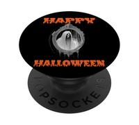 Spectre, Ghost or Ghoul In A Mirror Happy Halloween Costume PopSockets Adhesive PopGrip