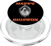 Spectre, Ghost or Ghoul In A Mirror Happy Halloween Costume PopSockets PopGrip for MagSafe