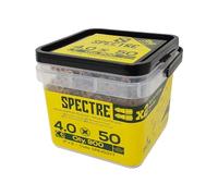 Spectre™ PZ Compatible Wood Screw CSK ZYP 4.0 x 30mm Tub 1400