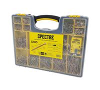 Spectre Screw Kit Assortments Assorted Pozi PZ OPSPE1200Y (Kit 1200pc)