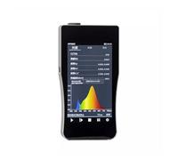 Spectrometer, 350-800nm Portable Spectroradiometer Optical Spectrometer Color Temperature Meter Illuminometer(HP350C)