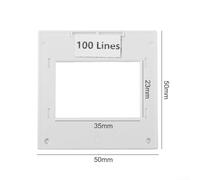 Spectroscopic Diffraction Grating Sheet Transmission PET Material 2mm Thickness For Laboratory Teaching Demonstration 50/100/300/600 Lines(100lines/mm)