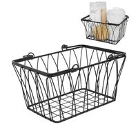 Spectrum 90810 Small Twist Basket, Black
