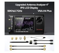 Spectrum Analyzer, 50KHz to 2.7GHz NanoVNA-H4 Plus VNA Vector Network Analyzer Antenna(With 32G memory card)