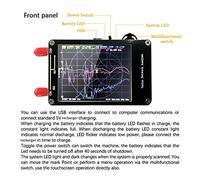 Spectrum Analyzer, Vector Network Analyzer 50KHz-900MHz Digital Display Touching Screen Shortwave MF HF VHF UHF Antenna Analyzer Standing Waves(Type 2)