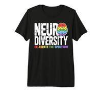 Spectrum Autism Mom Dad Autism Awareness Neurodiversity Premium T-Shirt